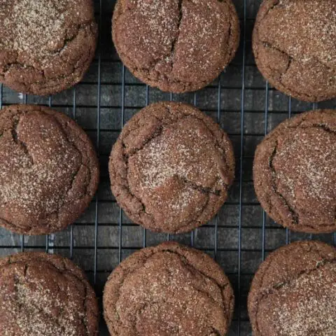 Chocolate Snickerdoodles - soft and chewy chocolate cookies are coated in cinnamon-sugar and baked to perfection.