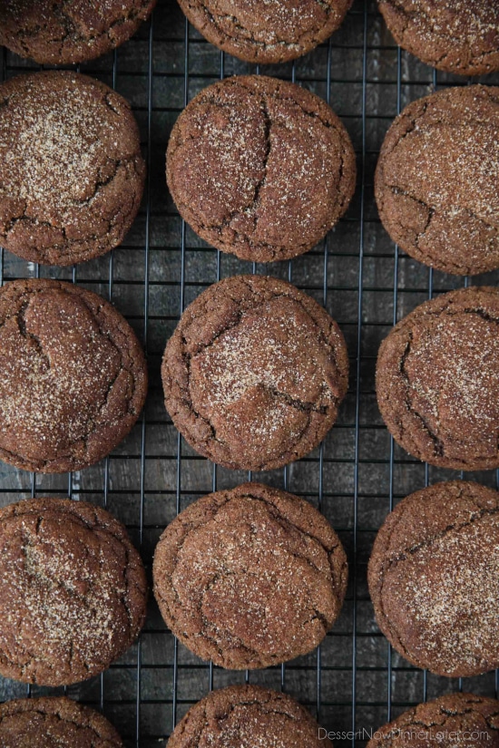 Chocolate Snickerdoodles - soft and chewy chocolate cookies are coated in cinnamon-sugar and baked to perfection.