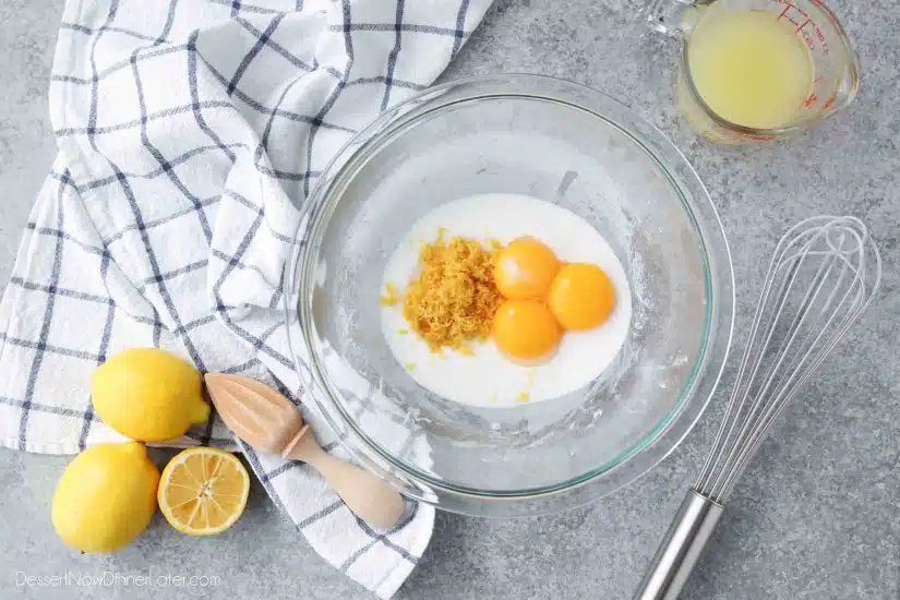 This fast and easy Microwave Lemon Curd is thick and creamy, and cooked in only 5 minutes or less. Use it in pies, tarts, cream puffs, cakes, and more!