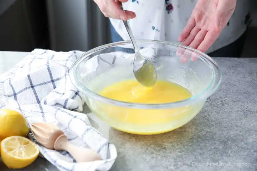 This fast and easy Microwave Lemon Curd is thick and creamy, and cooked in only 5 minutes or less. Use it in pies, tarts, cream puffs, cakes, and more!