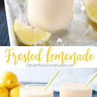 This copycat Chick-Fil-A frosted lemonade recipe is creamy and sweet with the wonderful tang of lemon. A delicious frozen drink that turns lemonade into a fruit milkshake. Perfect for summer!﻿