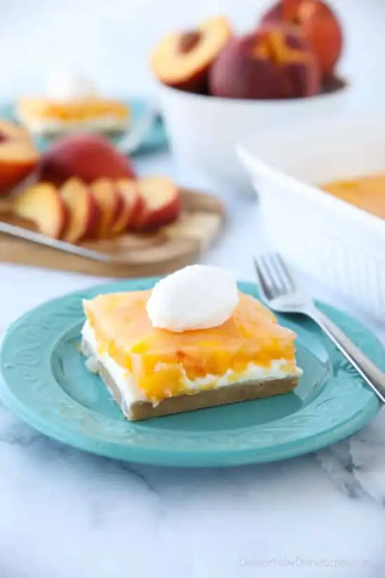 Peaches and Cream Dessert