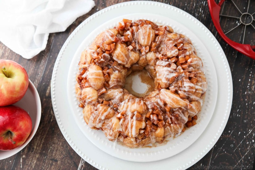 Apple Fritter Monkey Bread Dessert Now Dinner Later