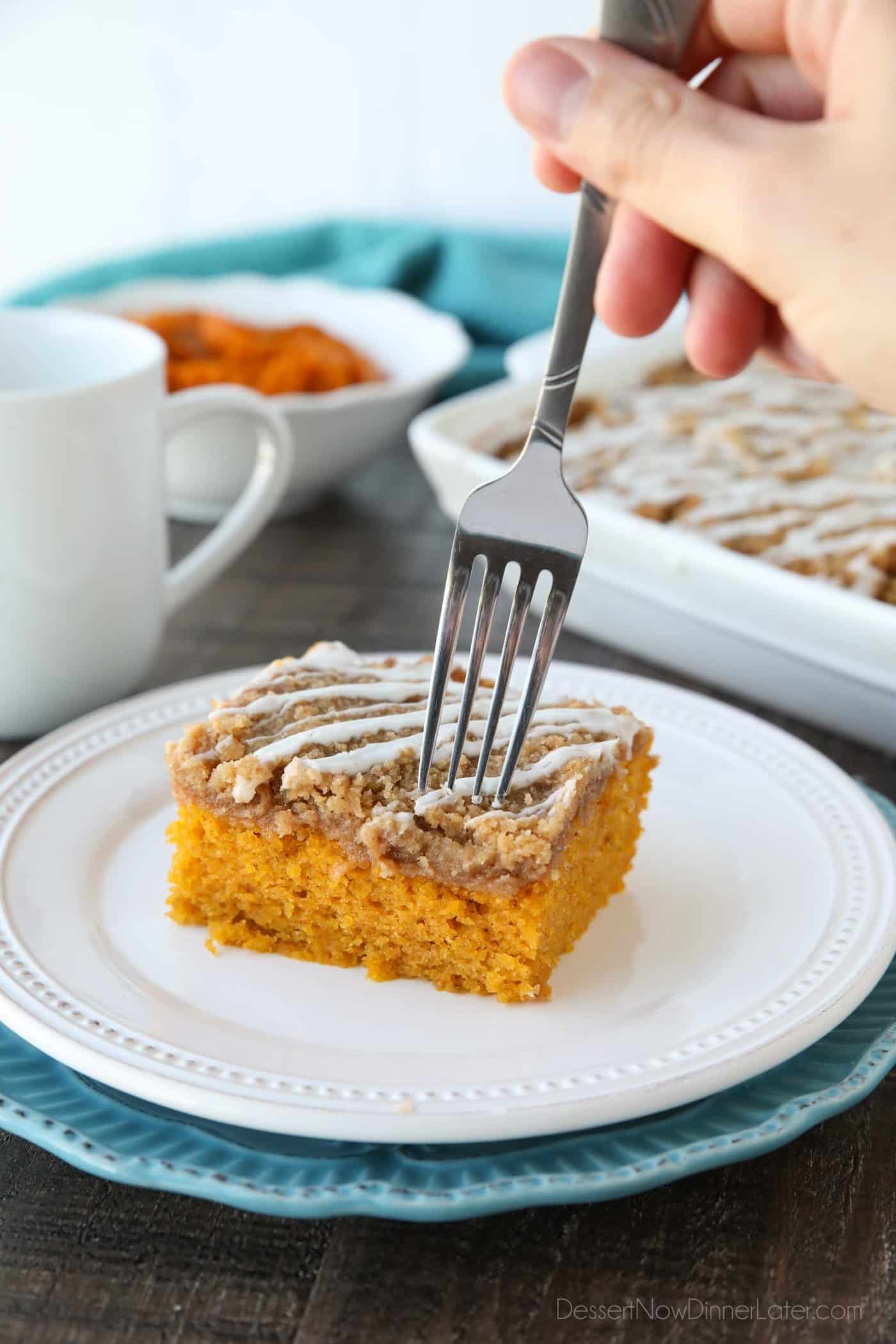 Pumpkin Spice Coffee Cake Dessert Now Dinner Later