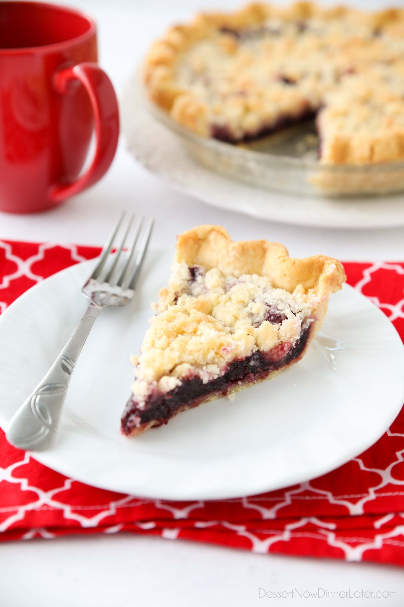 Cherry Crumb Pie