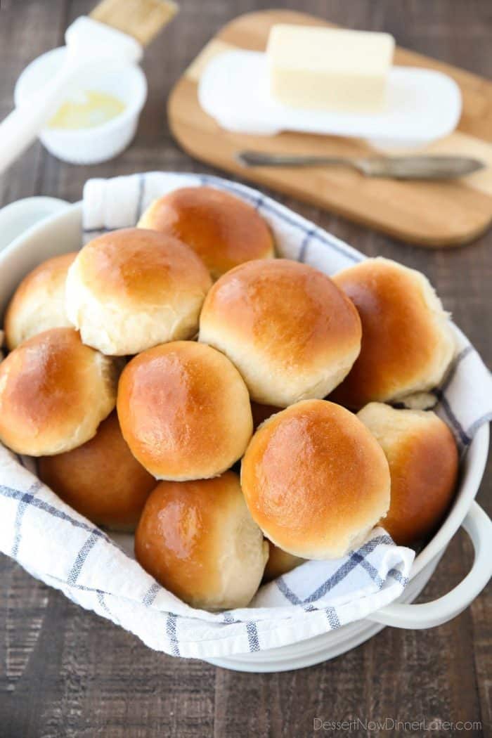 Classic homemade dinner rolls recipe. So soft, fluffy, light, buttery, and impossible to resist!