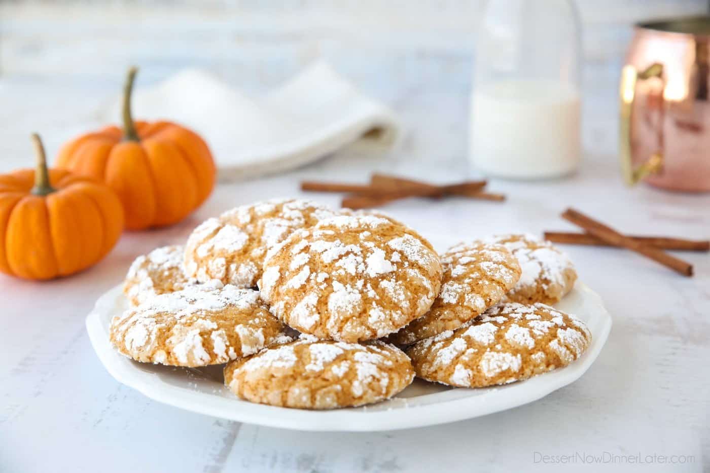 Pumpkin Crinkle Cookies + Video
