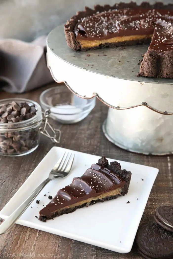 Rich and decadent, this chocolate caramel tart is incredibly satisfying.