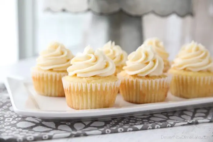 This vanilla cupcakes recipe is easy, classic, moist, fluffy, and perfectly sweet. Great for birthdays, weddings, or any occasion. These basic cupcakes are a must for your recipe box.