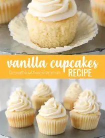 This vanilla cupcakes recipe is easy, classic, moist, fluffy, and perfectly sweet. Great for birthdays, weddings, or any occasion. These basic cupcakes are a must for your recipe box.