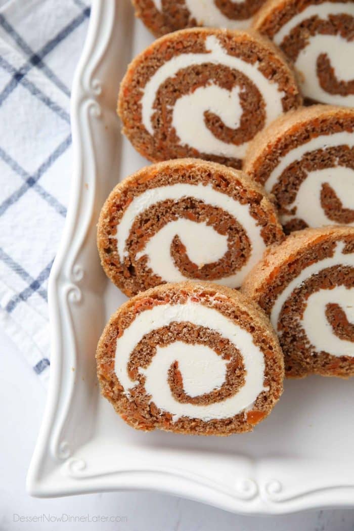 Carrot Cake Roll (Easter Dessert)