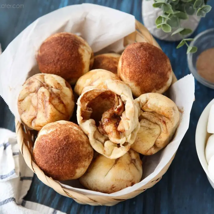 Empty Tomb Rolls (aka Resurrection Rolls) are delicious cinnamon-sugar sticky buns with a melting marshmallow inside. A family-friendly recipe that teaches the story of Easter. So easy to make with Rhodes rolls.