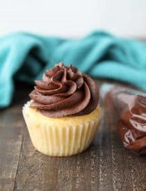 This homemade chocolate buttercream frosting is simple and classic. Perfectly creamy and full of rich chocolate flavor. Great for spreading or piping onto cakes and cupcakes.