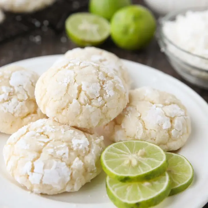 Coconut Key Lime Crinkle Cookies 3