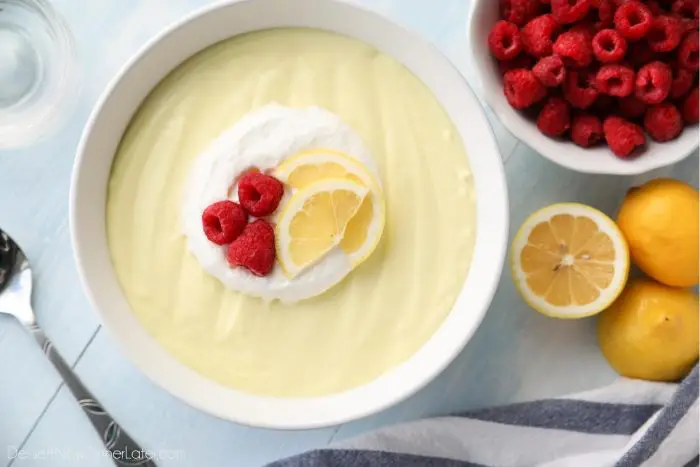 Fluffy lemon jello salad is perfect for summer barbecues, potlucks, and parties.