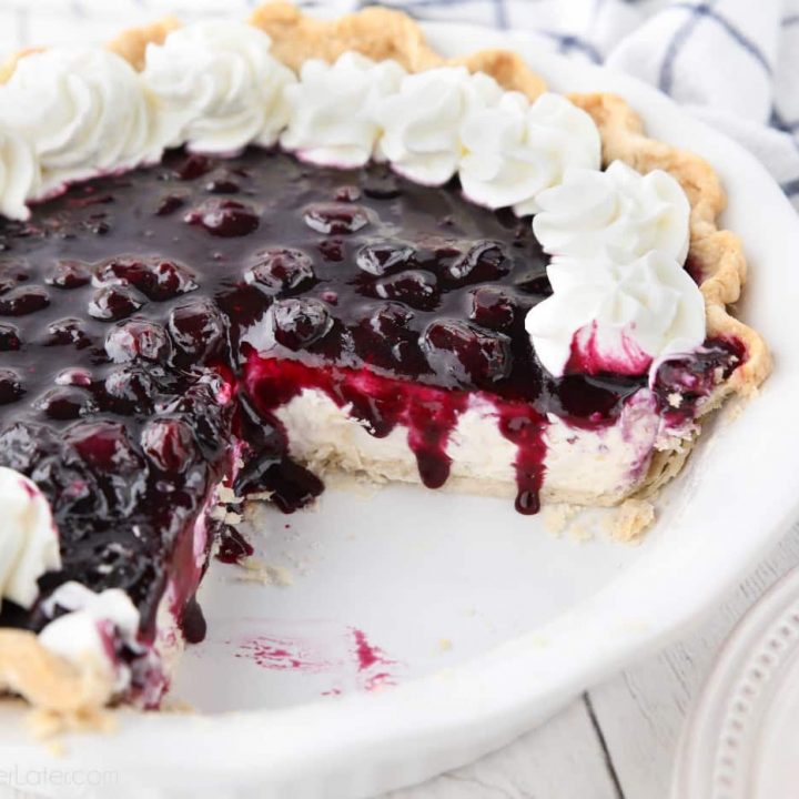 blueberry cream pie