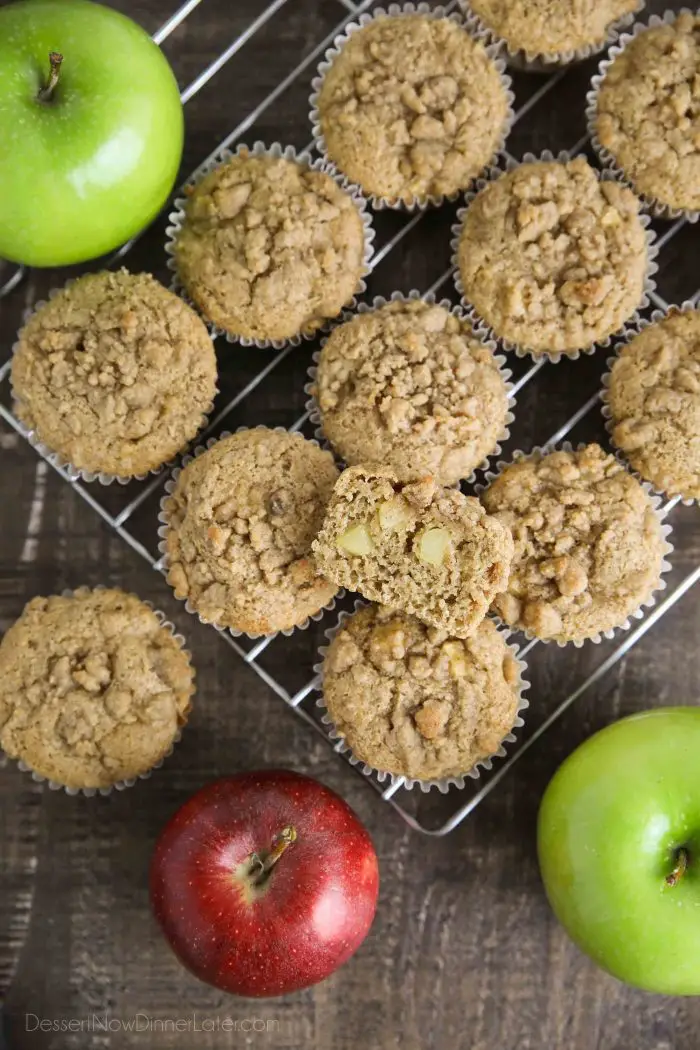 Apple Cinnamon Muffins make a great fall snack or lunchbox treat.