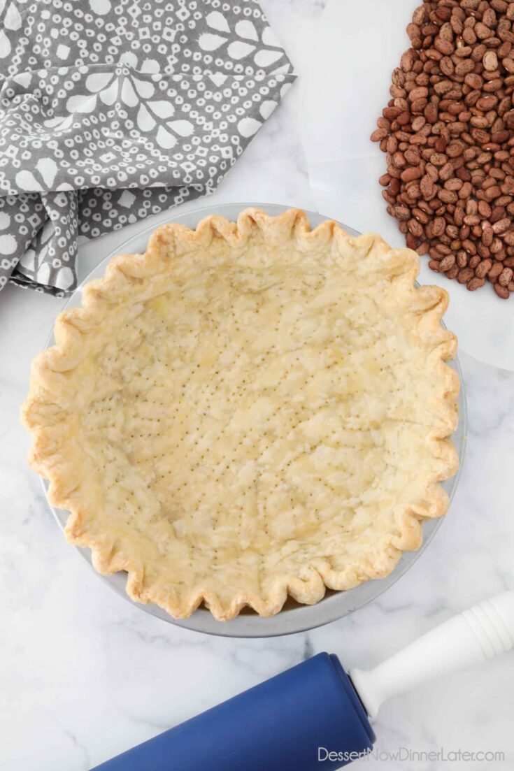 How To Blind Bake Pie Crust Dessert Now Dinner Later