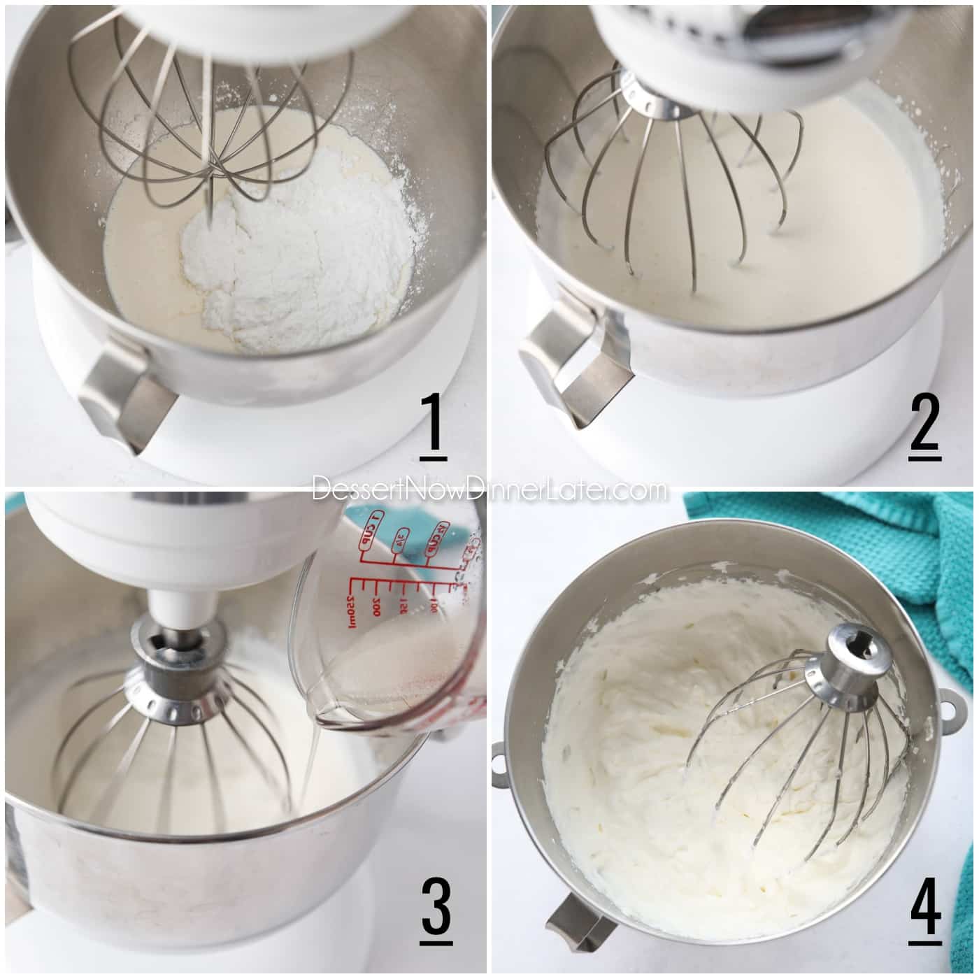 Stabilized Whipped Cream + Video (Homemade Cool Whip) Dessert Now
