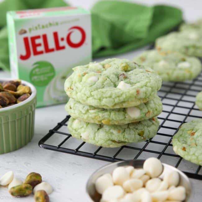 Pistachio Pudding Cookies + Video Dessert Now Dinner Later