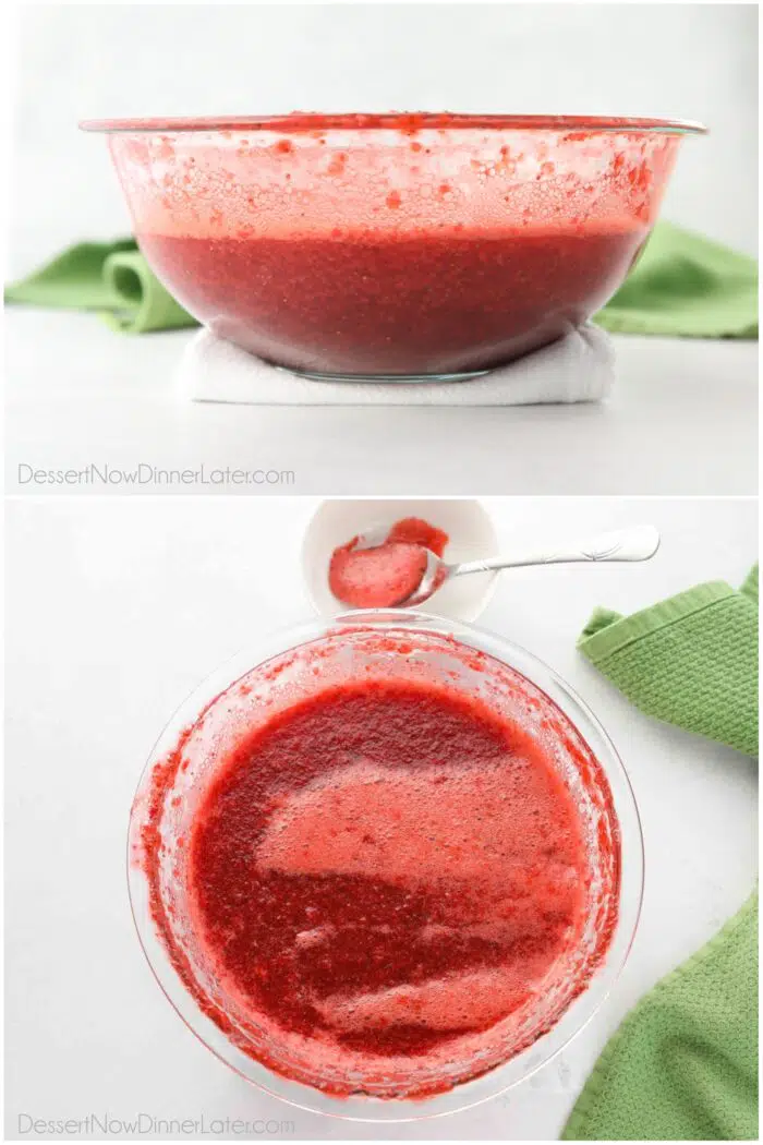 Low Sugar Strawberry Freezer Jam + Video