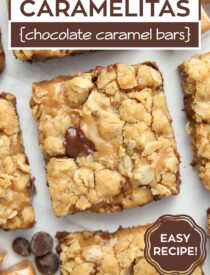 Labeled image of Caramelitas for Pinterest.