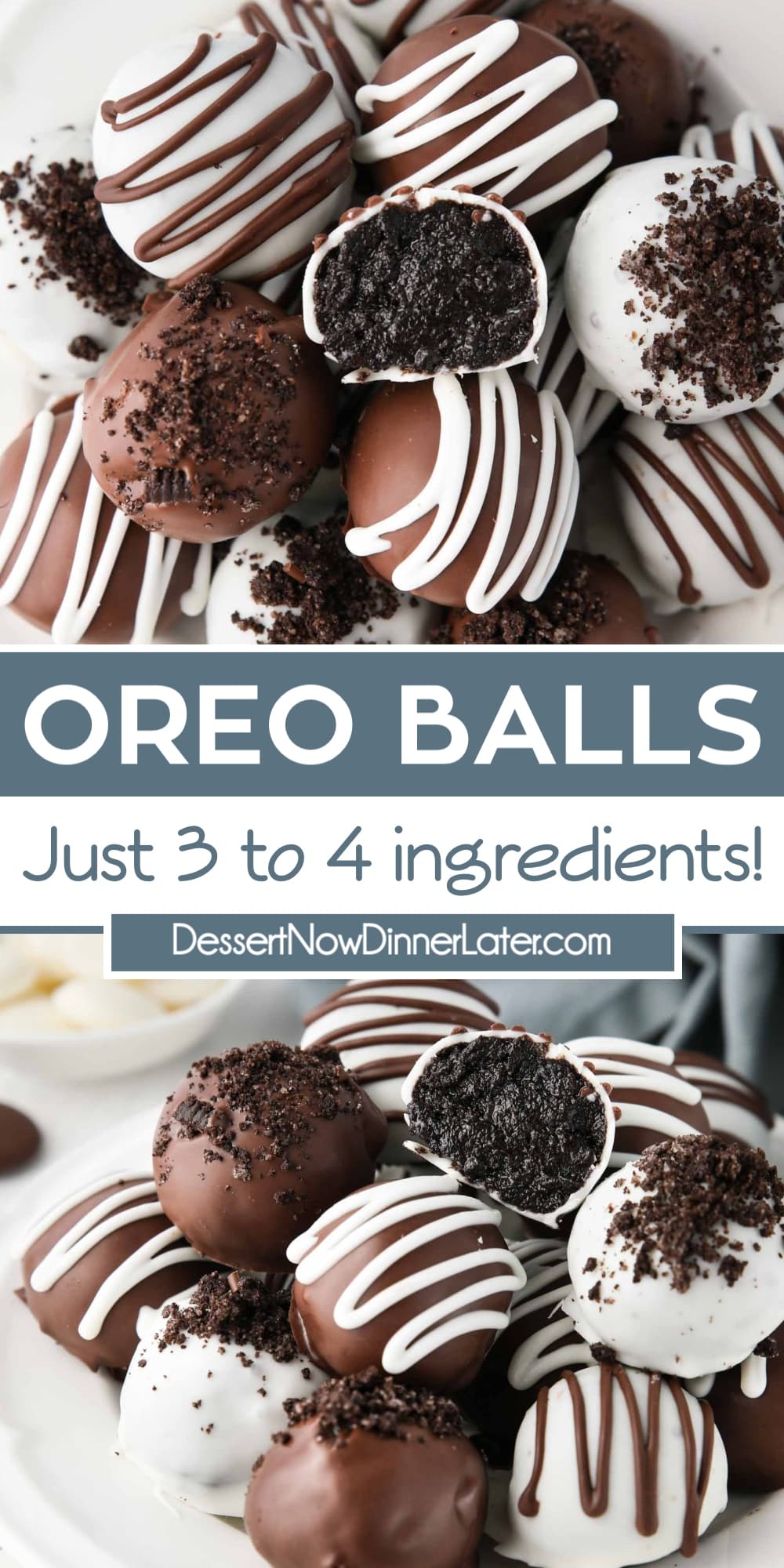 Oreo Balls Recipe (aka Oreo Truffles) Dessert Now Dinner Later