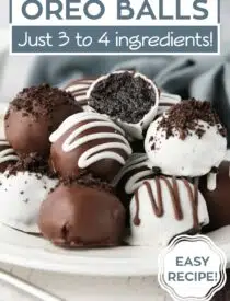 Labeled image of Oreo Balls for Pinterest.