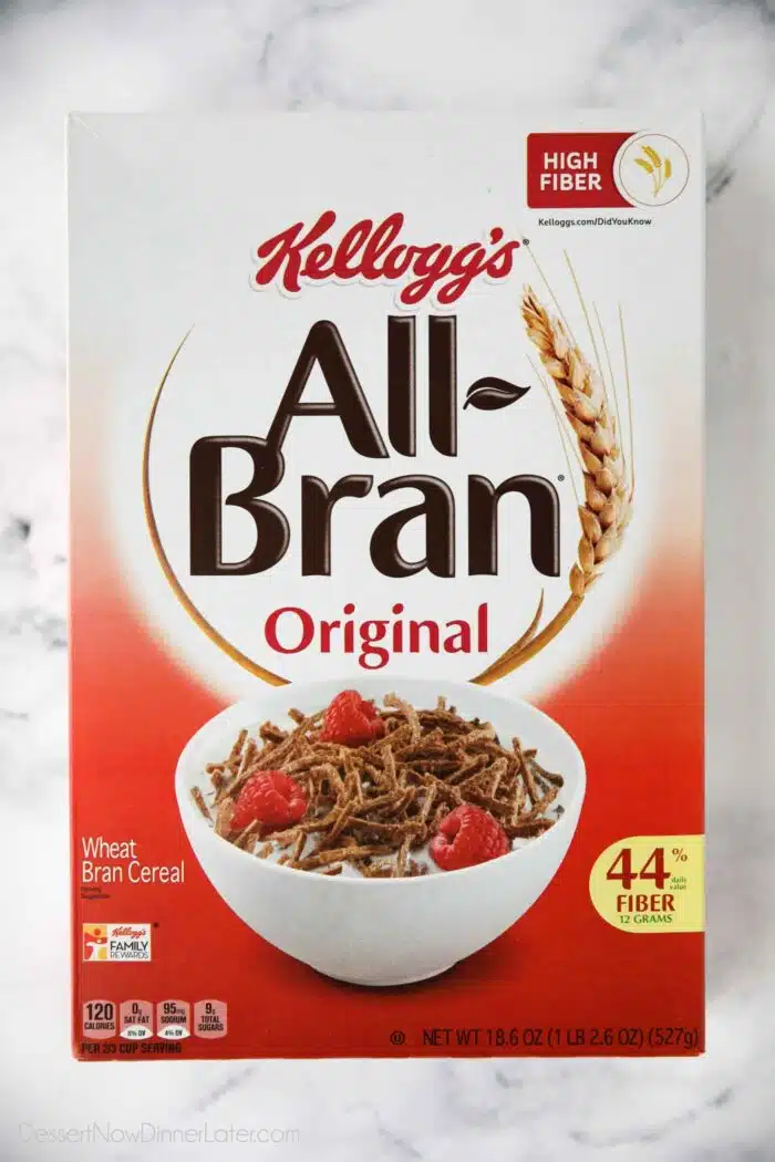 All-Bran Cereal Box.