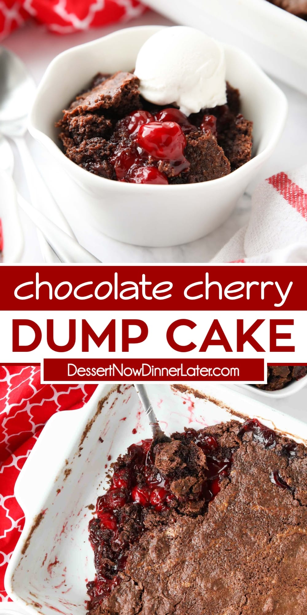 Chocolate Cherry Dump Cake Dessert Now Dinner Later