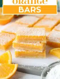 Labeled image of Orange Bars for Pinterest.