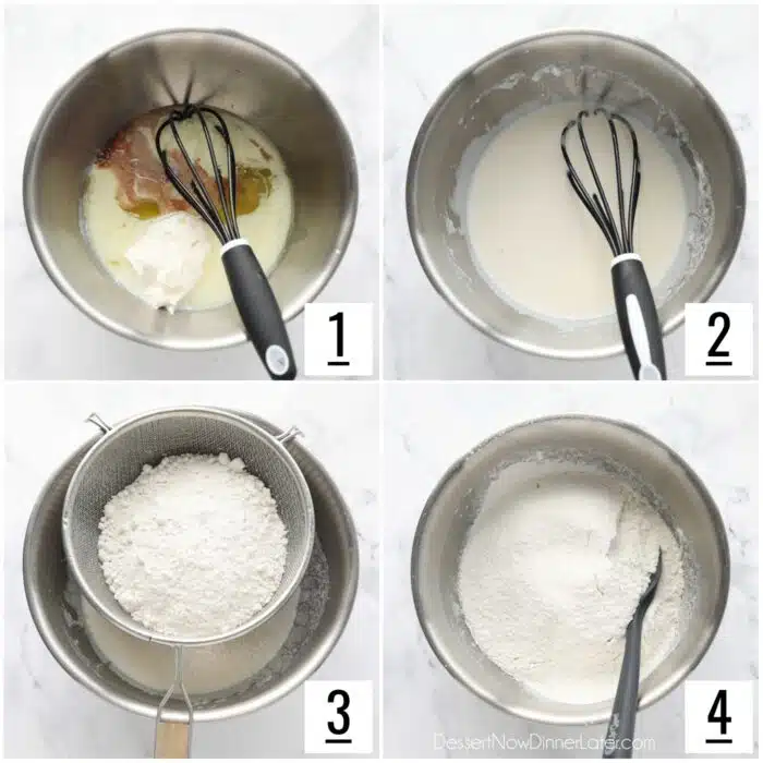 Steps for how to use a cake mix for a cake roll.