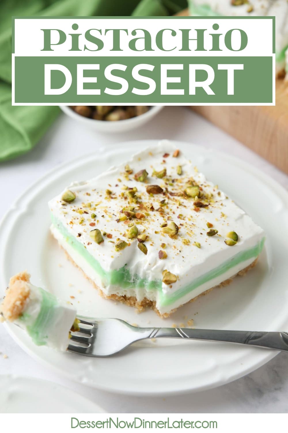 Pistachio Dessert (No Cool Whip!) Dessert Now Dinner Later