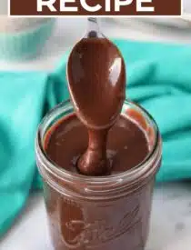 Labeled image of Hot Fudge Sauce for Pinterest.