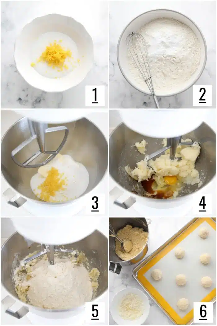 Steps to make lemon cookies recipe.